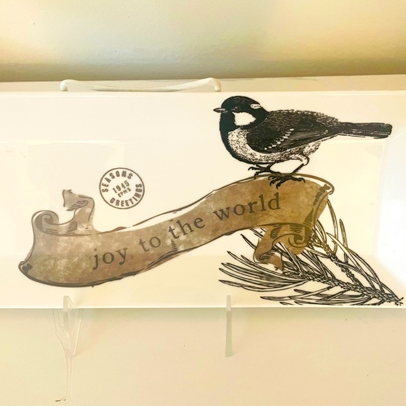 St  Nicholas Square Joy to the World Tray EUC - Picture 1 of 4